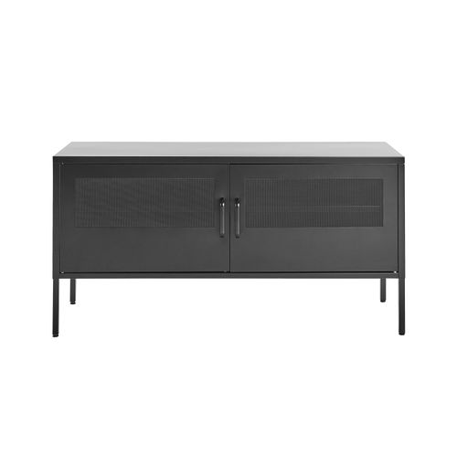 Buffet à 2 Portes En Métal Noir Morley