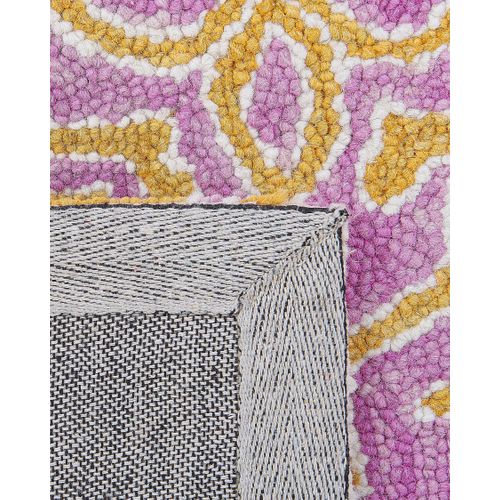 Tapis En Laine Multicolore 200 X 200 Cm Avanos