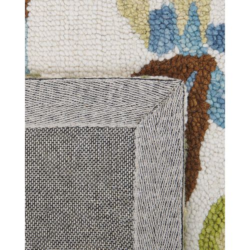 Tapis En Laine Multicolore 200 X 200 Cm Kinik