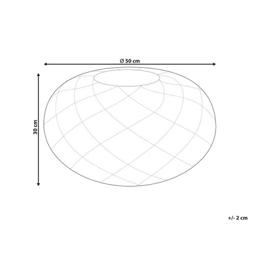 Pouf En Coton Bleu Marine 50 X 30 Cm Berkane