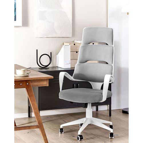 Chaise De Bureau Gris Grandiose