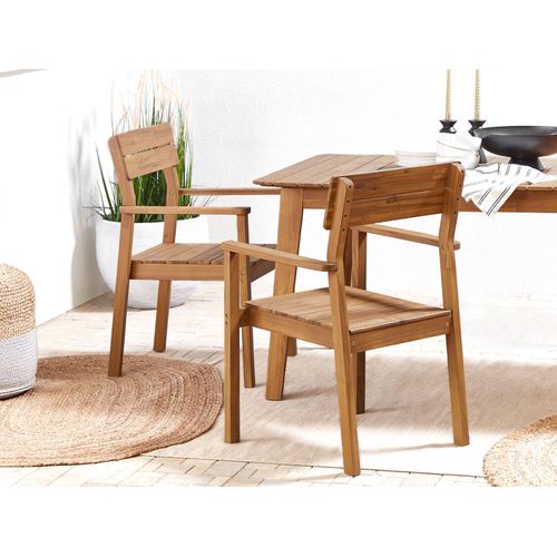 Set De Salle à Manger Bois Solide Bois Clair Fornelli