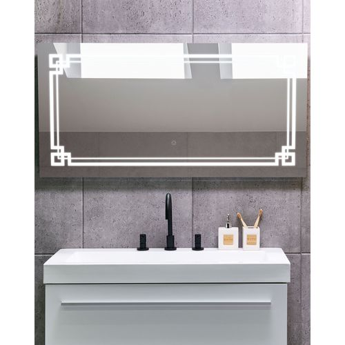 Miroir Mural à LED Argenté 120 X 60 Cm Avranches
