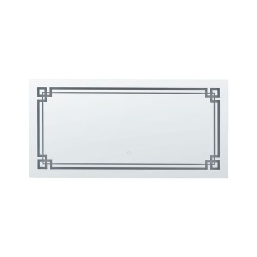 Miroir Mural à LED Argenté 120 X 60 Cm Avranches