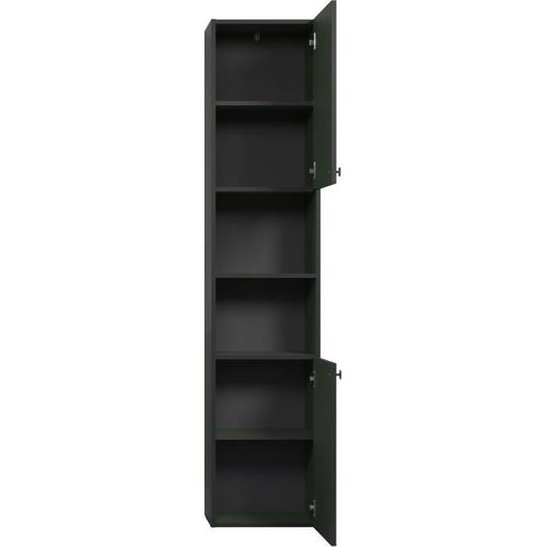 Colonne De Salle De Bain - Décor Chêne - L40 X H186 X P31cm - Pure Bliss