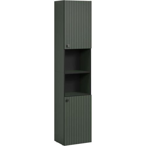 Colonne De Salle De Bain - Décor Chêne - L40 X H186 X P31cm - Pure Bliss