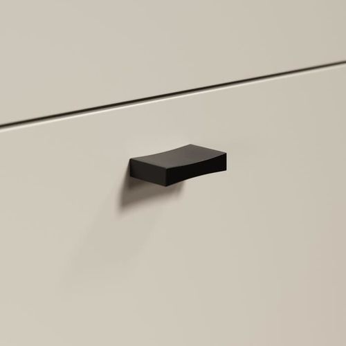 Meuble TV Sao Paulo - Cachemire / Chêne Blond - 2 Portes, 2 Niches, 2 Tiroirs - 110 X 68 X 45 Cm