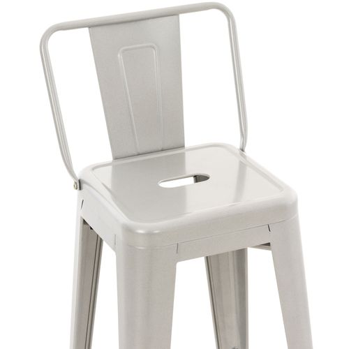 Lot De 4 Tabourets De Bar Mason Argent