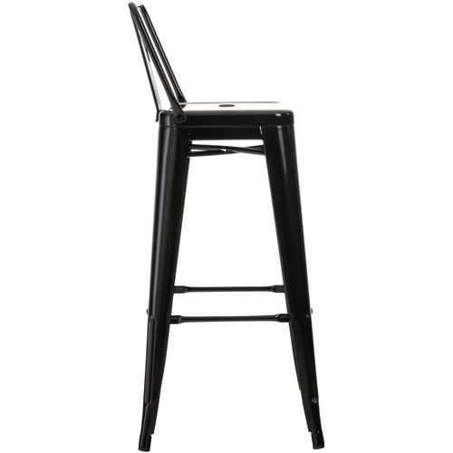 Lot De 4 Tabourets De Bar Mason Noir