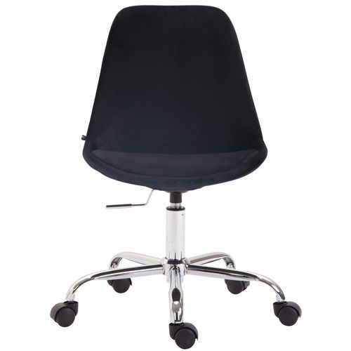 Chaise De Bureau Toulouse En Velours Noir