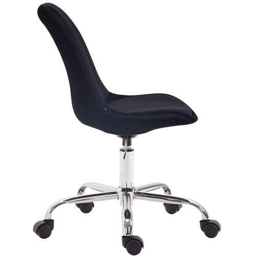Chaise De Bureau Toulouse En Velours Noir