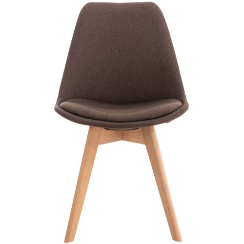 Chaise De Salle À Manger / Cuisine Linares Marron/tissu