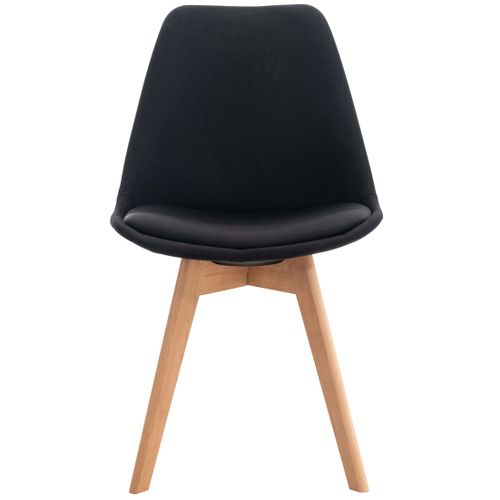 Chaise De Salle À Manger / Cuisine Linares Noir /tissu