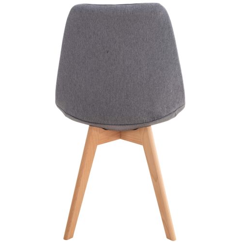 Chaise De Salle À Manger / Cuisine Linares Gris/tissu