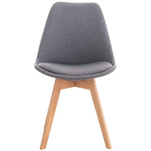 Chaise De Salle À Manger / Cuisine Linares Gris/tissu