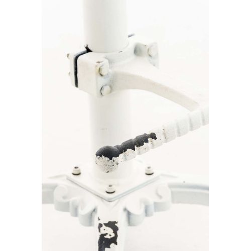 Lot De 2 Tabourets De Bar Butch Au Style Industriel Blanc Antique
