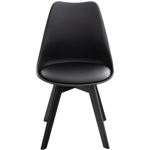 Chaise De Salle À Manger / Cuisine Linares Noir / Noir/plastique