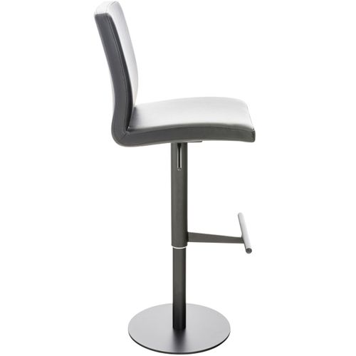 Lot De 2 Tabourets De Bar Cadiz En Similicuir Noir /noir