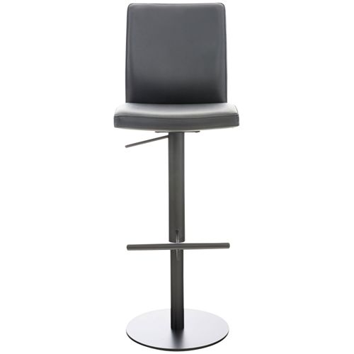 Lot De 2 Tabourets De Bar Cadiz En Similicuir Noir /noir