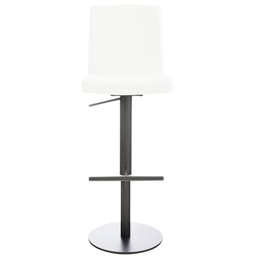 Lot De 2 Tabourets De Bar Cadiz En Similicuir Blanc /noir