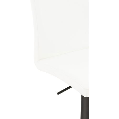 Lot De 2 Tabourets De Bar Cadiz En Similicuir Blanc /noir