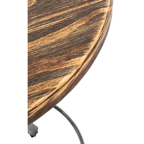 Table Ajustable Malita Dans Le Style Industriel Argent Antique