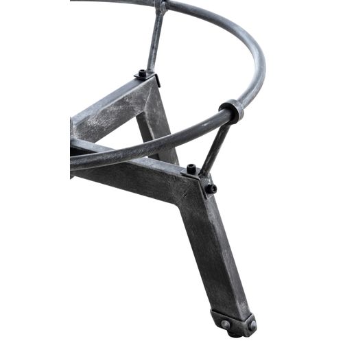 Table Ajustable Malita Dans Le Style Industriel Argent Antique