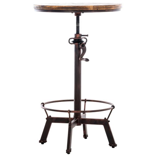 Table Ajustable Malita Dans Le Style Industriel Bronze