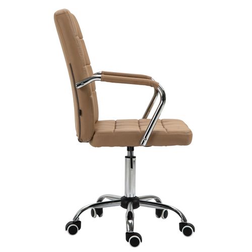 Fauteuil De Bureau Terni Marron Clair/similicuir