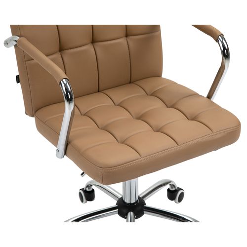 Fauteuil De Bureau Terni Marron Clair/similicuir