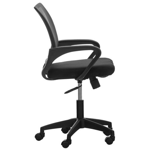 Fauteuil De Bureau Auburn En Maille Avec Hauteur Réglable Et Pivotant Noir