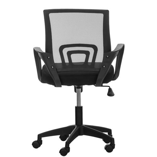 Fauteuil De Bureau Auburn En Maille Avec Hauteur Réglable Et Pivotant Noir