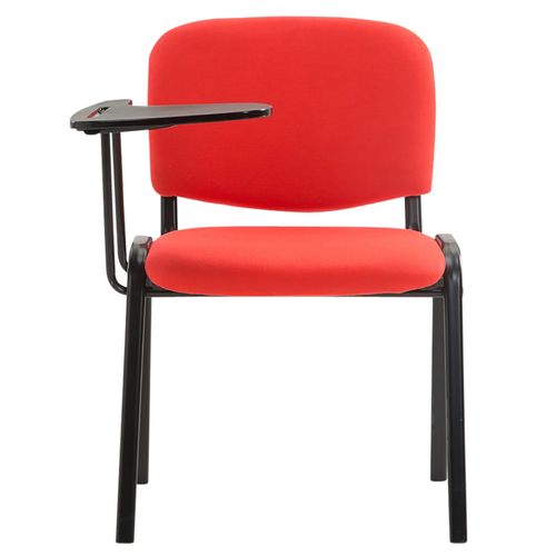 Lot De 4 Chaises Ken En Tissu Avec Tablette Rabattable Rouge