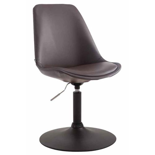 Lot De 4 Chaises De Salle À Manger Maverick Similicuir Avec Pied Trompette Marron/noir
