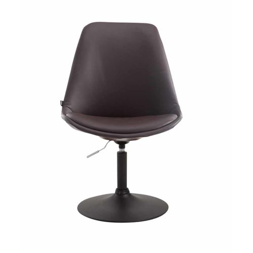 Lot De 4 Chaises De Salle À Manger Maverick Similicuir Avec Pied Trompette Marron/noir