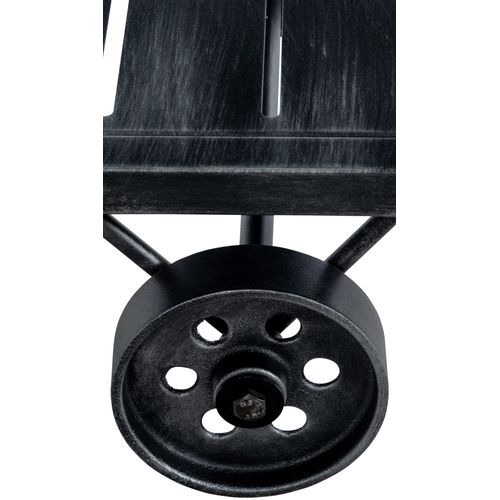 Chariot De Service Spring Dans Le Style Industriel Argent Antique