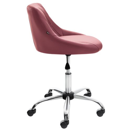 Tabouret De Travail Lazio Réglable En Hauteur Et Pivotant Bordeaux/similicuir