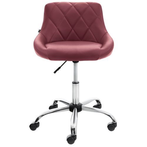 Tabouret De Travail Lazio Réglable En Hauteur Et Pivotant Bordeaux/similicuir