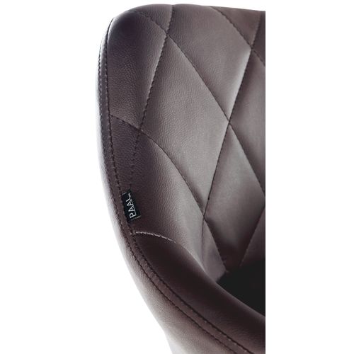 Tabouret De Travail Lazio Réglable En Hauteur Et Pivotant Marron/similicuir