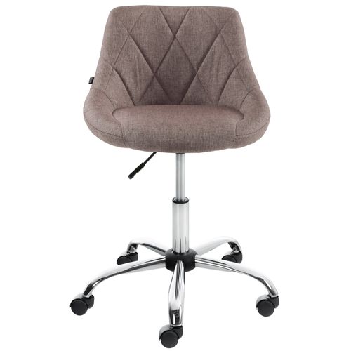 Tabouret De Travail Lazio Réglable En Hauteur Et Pivotant Taupe/tissu