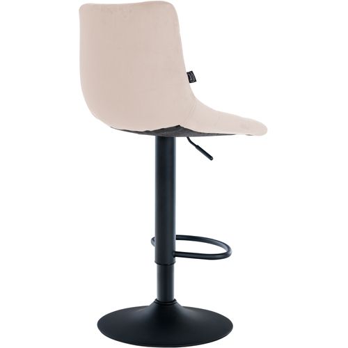 Tabouret De Bar Jerry Velours Noir