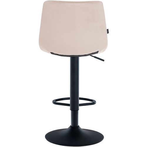 Tabouret De Bar Jerry Velours Noir