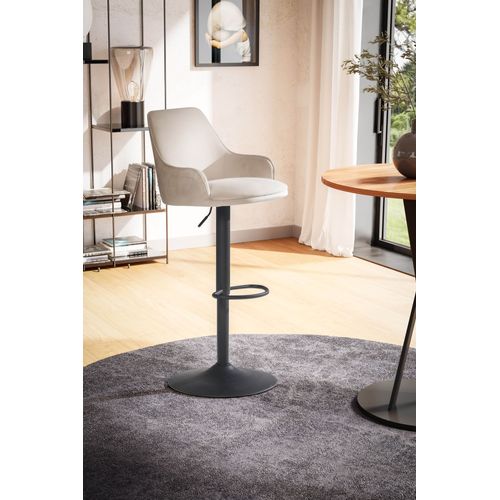 Tabouret De Bar Moderne Velours Chaise Fauteuil De Comptoir Moderne