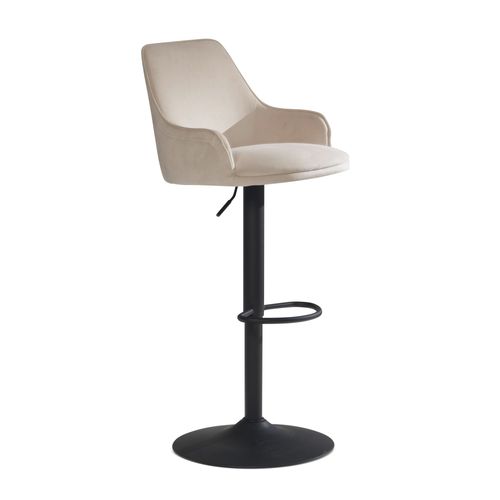 Tabouret De Bar Moderne Velours Chaise Fauteuil De Comptoir Moderne