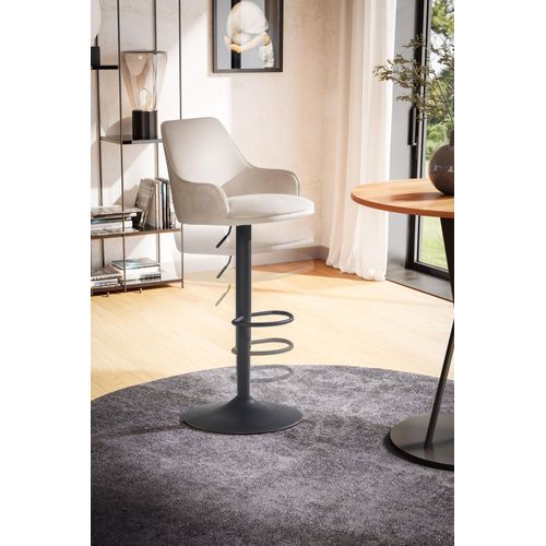 Tabouret De Bar Moderne Velours Chaise Fauteuil De Comptoir Moderne