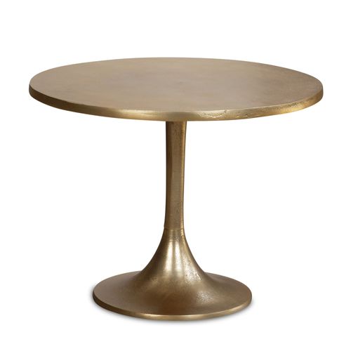 Table Basse Ronde Métal Doré Ø 60 Cm Petite Design Table Salon Moderne