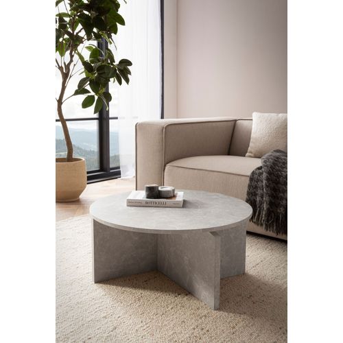 Table Basse Canapé De Salon 70 Cm Grande Ronde Moderne Contemporain