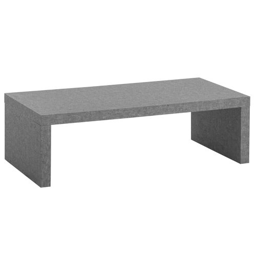 Table Basse De Salon 110 Cm Grande Design Moderne Rectangulaire Simple Gris