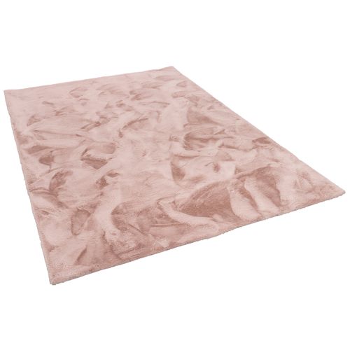 Tapis En Fourrure Plush 70x140cm Vieux Rose