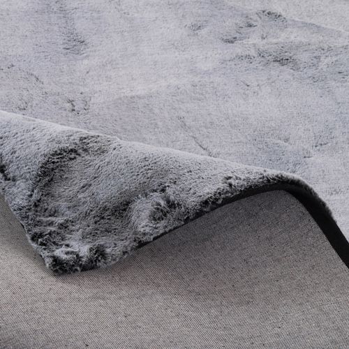 Tapis En Fourrure Plush 180x250cm Gris